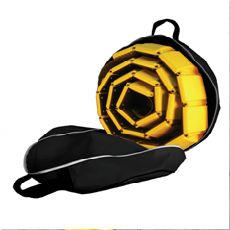 Ralentisseur temporaire en polyuréthane jaune - TRANSIT - ADS Equipements Eurl - 3000x300x30mm, charge 20T_4