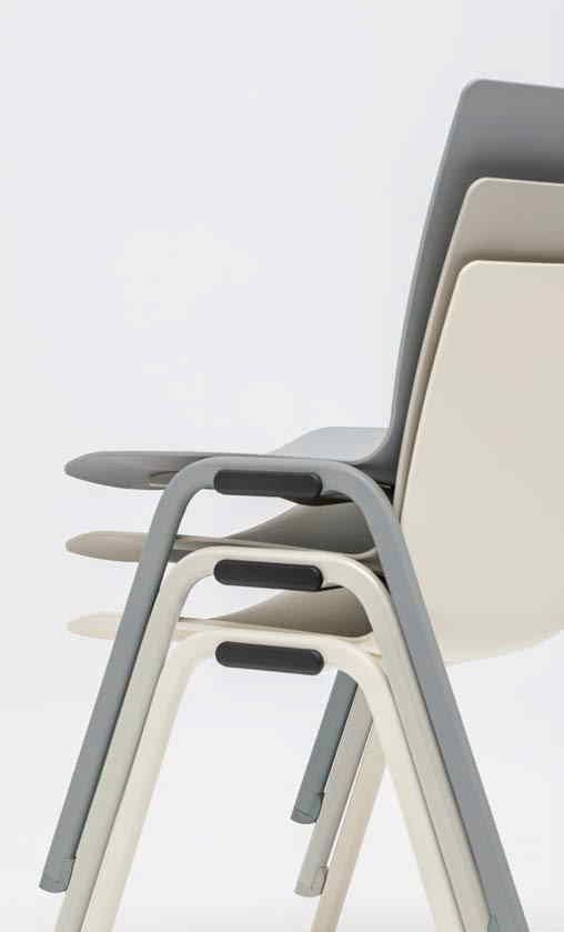 SHEILA - Chaise empilable, polyvalente, structure en polypropylène, options personnalisables_4