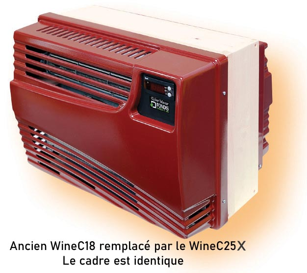 Climatiseur de cave à vin Wine C25X - WineMaster Fondis - Refroidissement jusqu'à 25m3 - Silencieux 42dB_4