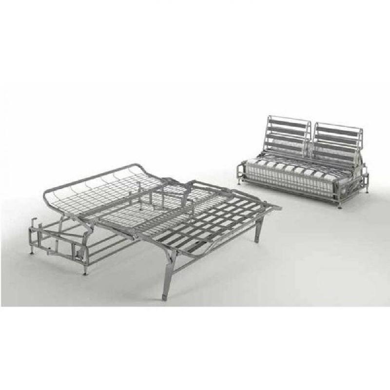 Canapé convertible express Nordic - Couchage 160x197 cm - Matelas 16 cm en microfibre gris graphite_4
