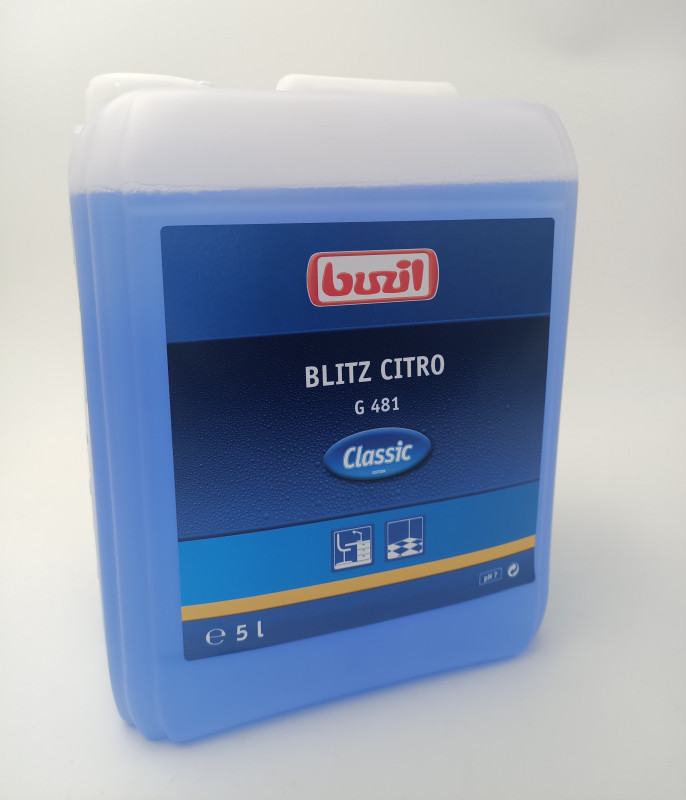 Blitz citro g481 nettoyant universel neutre sols et surfaces ph:7 buzil bidon de 5l_4