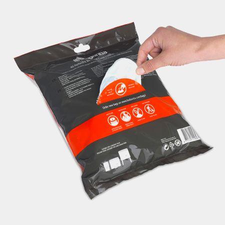 Sacs poubelle PerfectFit Bo, Code J (23 litres) - Distributeur et cordon de serrage - 40 sacs_4
