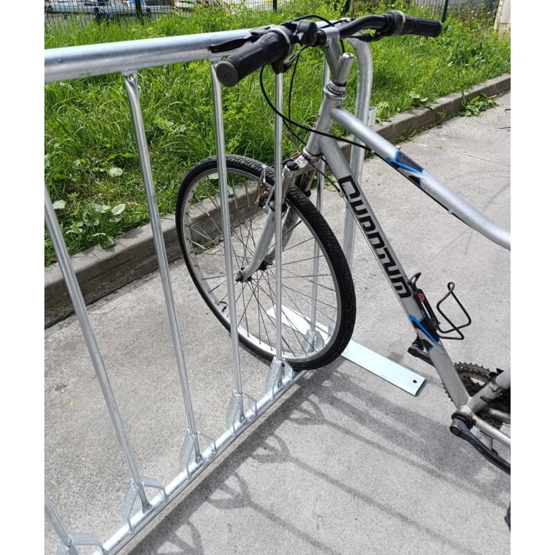 Barrière 2 m pour 11 vélos mobile avec pieds amovible_4