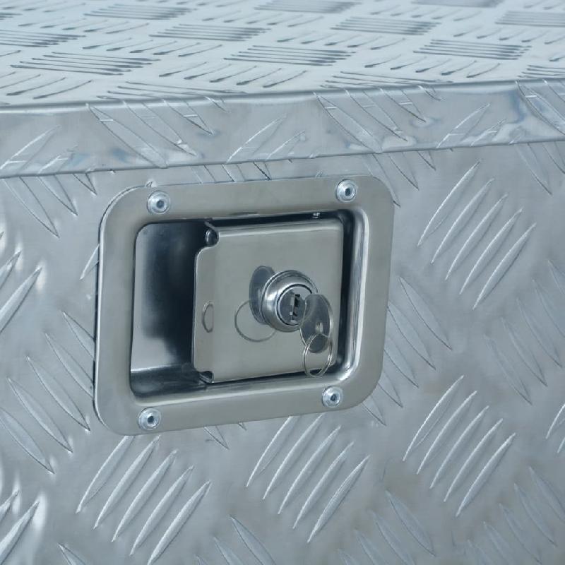 Vidaxl boîte en aluminium 737/381x410x460 mm argenté 144844_4