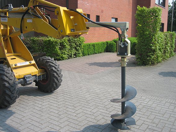 Tarière hydraulique KM 250 - diamètre 10 cm à 80 cm - compatible Knikmops et Rollmops_4