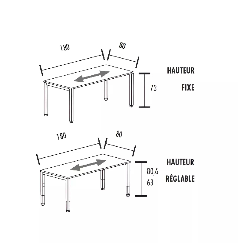 Bureau individuel avec retour So Vicar_4