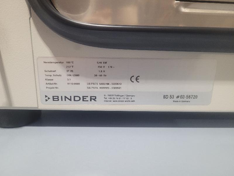 Incubateur / étuve BINDER BD-53 avec convection naturelle 100°C_4