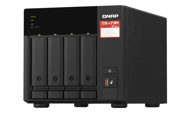 QNAP ts-473a nas tower ryzen embedded v1500b 8 go ddr4 0 to QNAP turbo system noir_4