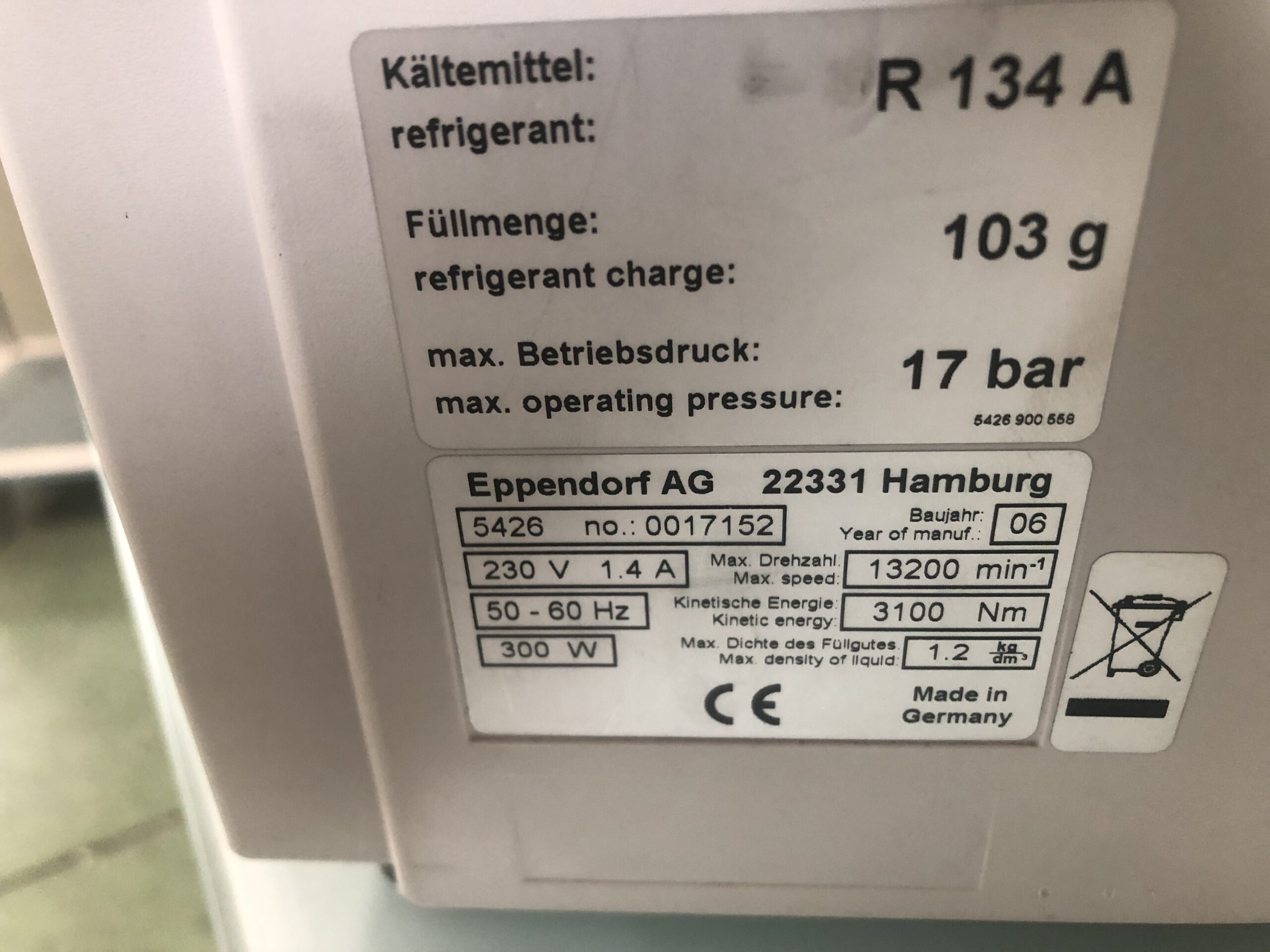 Centrifugeuse d'occasion pour laboratoire eppendorf 5415 r - p2206-1724_4