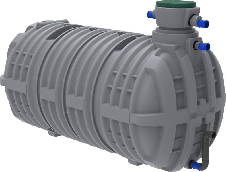 Cuve eau de pluie – rétention & régulation – 8 m3  - 330170_4