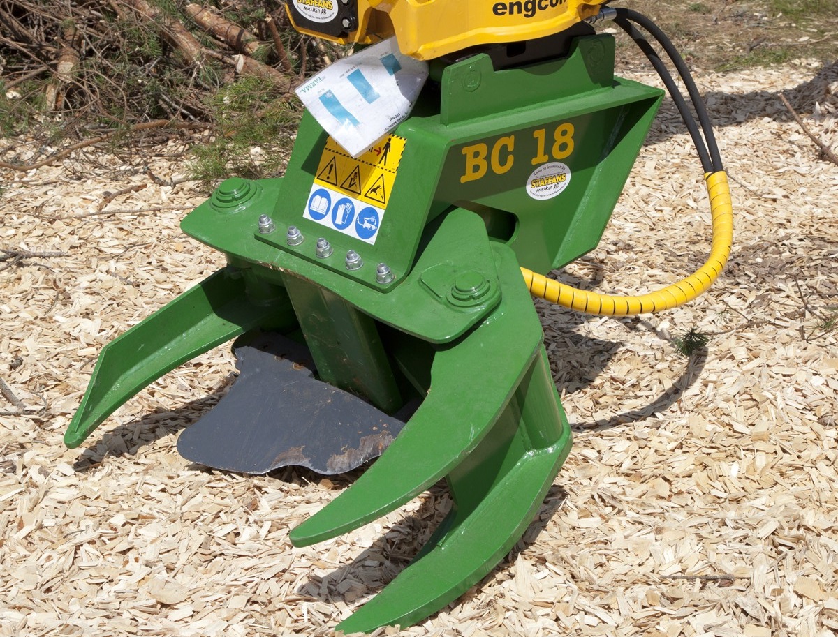 Grappin coupeur avec pression de 190 à 250 bar