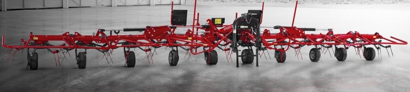 Spider 1100/10 - Faneuse rotative robuste et professionnelle avec 10 rotors - SIP - Largeur de travail 10,80 m_4