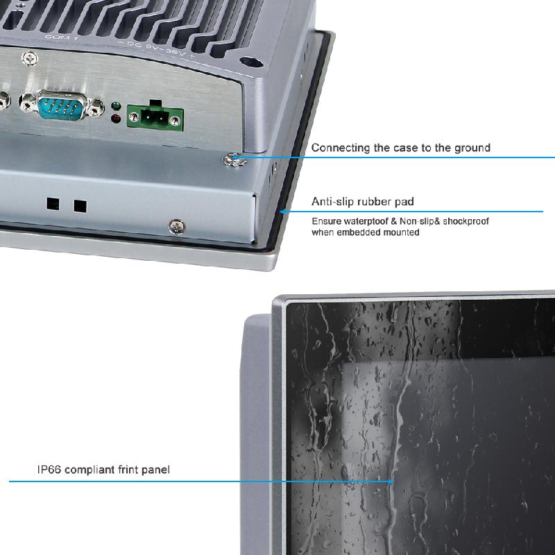 Panel PC industriel fanless 12.1 pouces 16:10 WXGA pour HMI, supervision et automatisation - EVI-12WAC-12th - Intel Core 12e génération_4