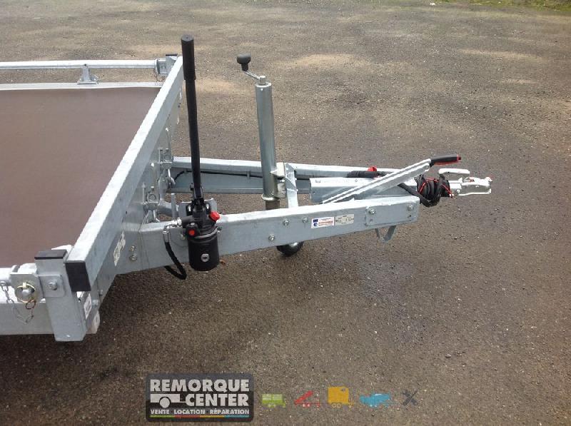 Remorque plateau roues dessous LIDER - PTAC : 1500 Kg - 1 essieu freiné - 355 x 180 cm - Reference -39740_4