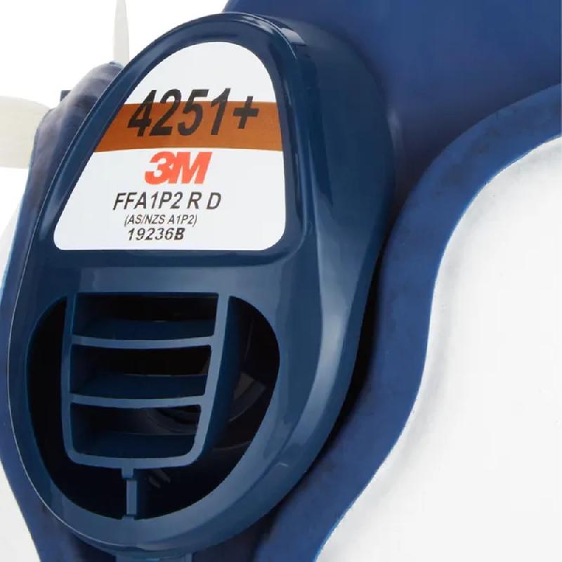 Masque De Protection 3M 4251+ - Pour Peinture Pulvérisation - Filtration A1P2 - Anti-Vapeurs Et Poussières