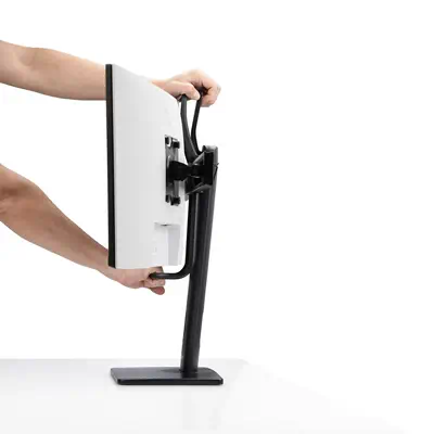 Support de Bureau pour Double àÉcrans de 27 pouces, Montage VESA 75x75/100x100, Réglage de la Hauteur_4