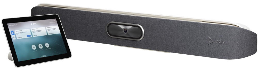 Barre de visioconférence Poly X30 - Caméra UHD 4K, grand angle 120°, microphones anti-bruit, haut-parleurs intégrés_4