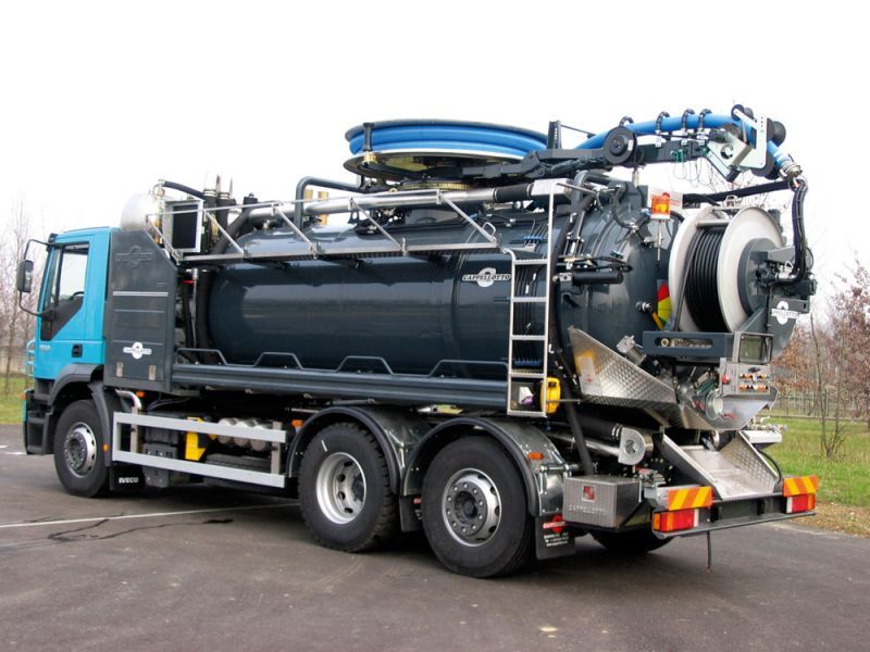 Camion combiné Cappellotto pour nettoyage haute pression