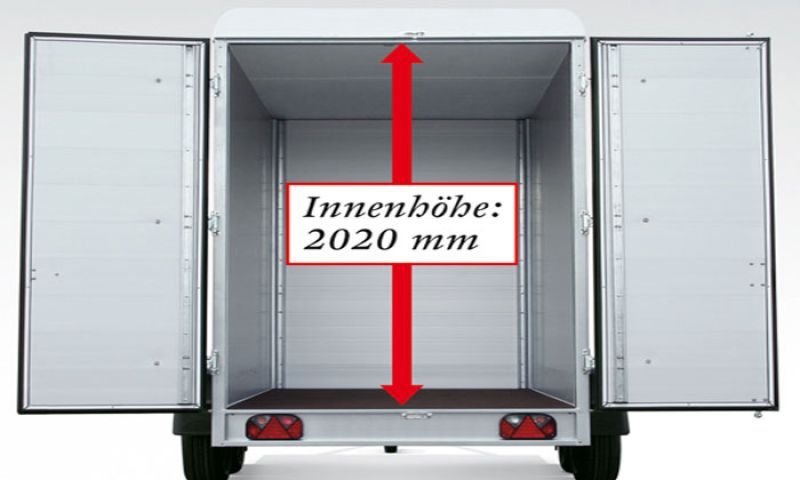 Kt-al 2513/135 f - remorques fourgons - böckmann - 1350 kg_4
