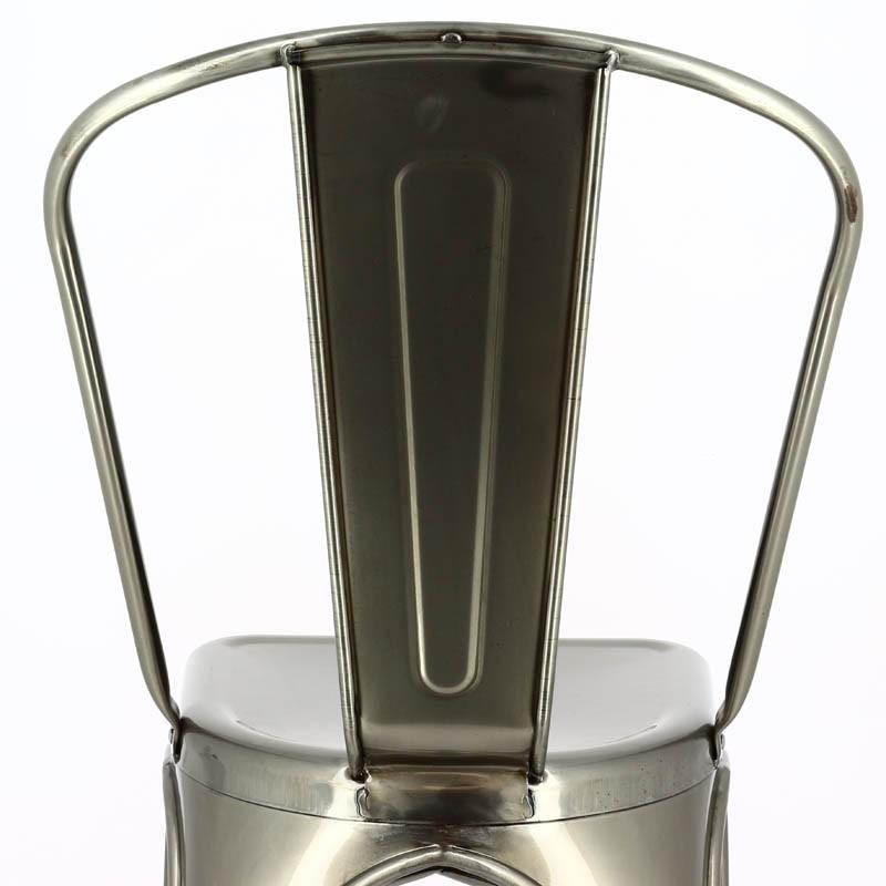 Chaise restaurant métal Chicago - GRIS_4