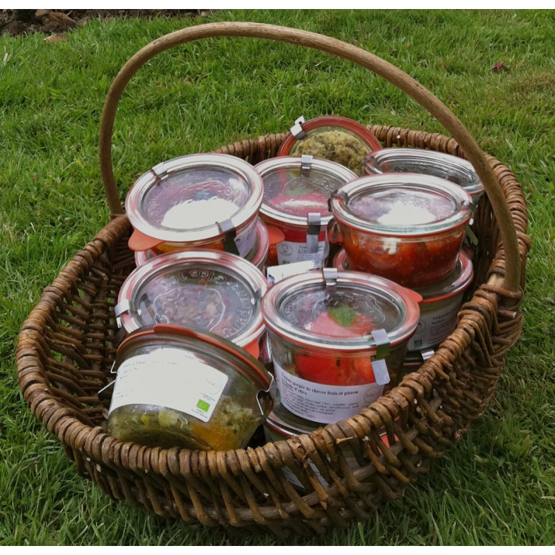 6 bocaux en verre Weck® Droit 370 ml - couvercles en verre et joints inclus (clips non inclus) - WN000005_4