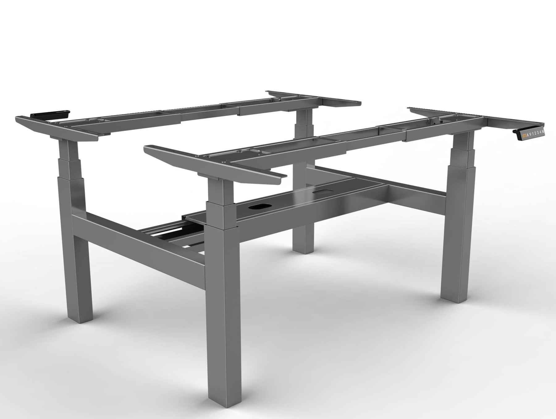 Piètement motorisé DUODESK - pour open space ou bureaux partagés - hauteur réglable 65 à 130 cm - 4 moteurs_4