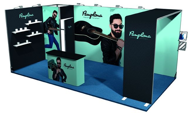 Stand modulaire - solutions évolutives pour salons et expositions - 9m² à 18m² avec accessoires personnalisables_4