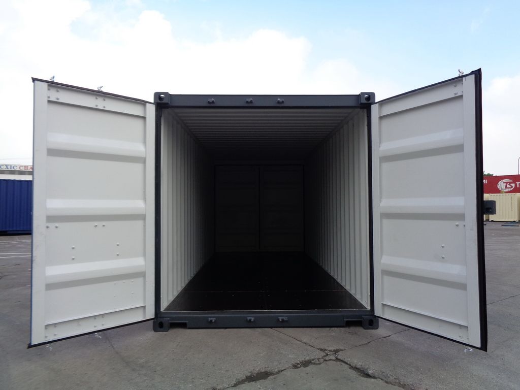 Container maritime 20 pieds Double Door parfait pour le chargement et le déchargement des marchandises en FIFO_4