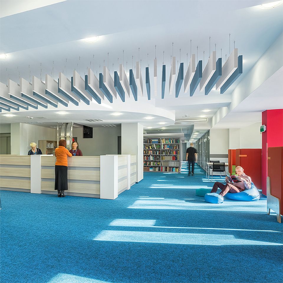 Panneaux acoustiques résistants avec tissus techniques disponibles en 30 coloris