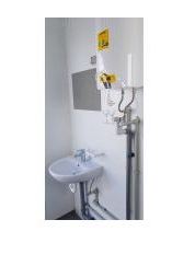 Bungalow de chantier 20 pieds avec sanitaire - bureau intégré - modèle Cougnaud ou Algeco_4