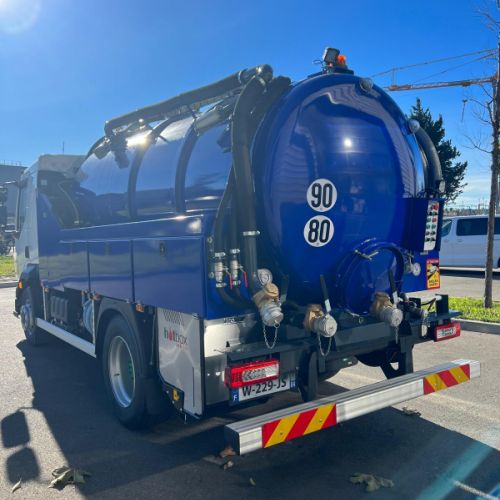 Combiné hydrocureur 16T personnalisable - Débit de 90L/min à 175bars, à 37L/min à 400bars_4