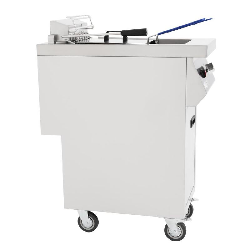 Friteuse électrique sur meuble - 1 cuve 20 L - 12 kW - Buffalo - HU198_4