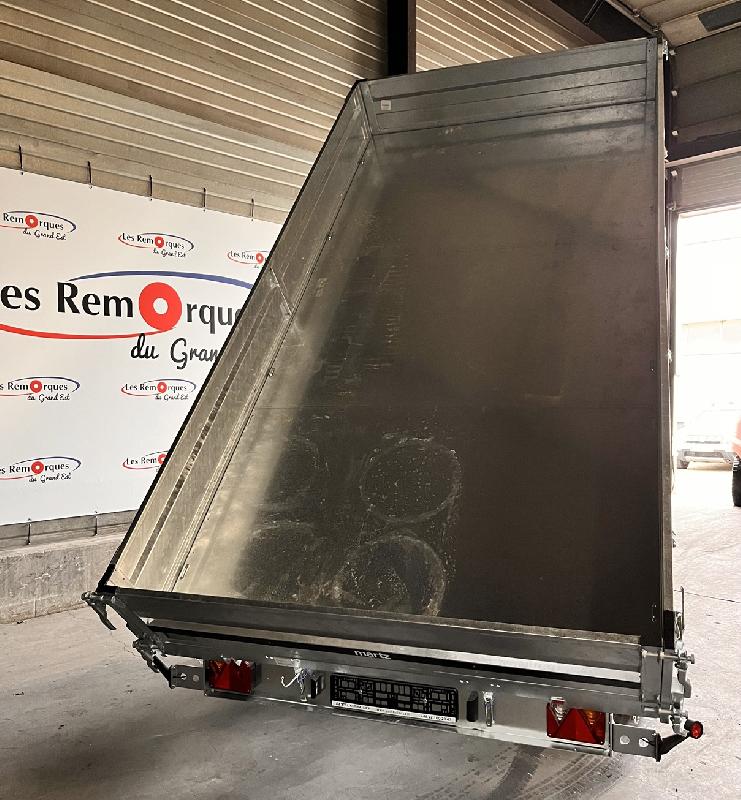 Remorque benne - 4,05 x 1,97 m - 3500 kg - Martz Kipper 400/3 électrique + manuelle_4