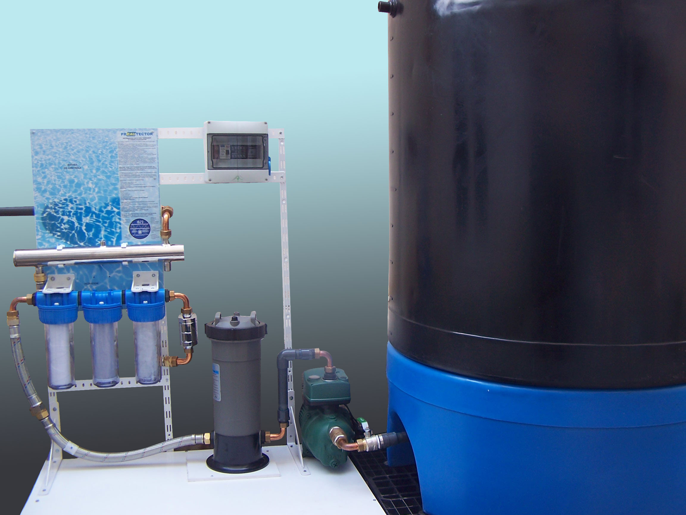 Centrale UVc pour traitement de l'eau industrielle et résidentielle