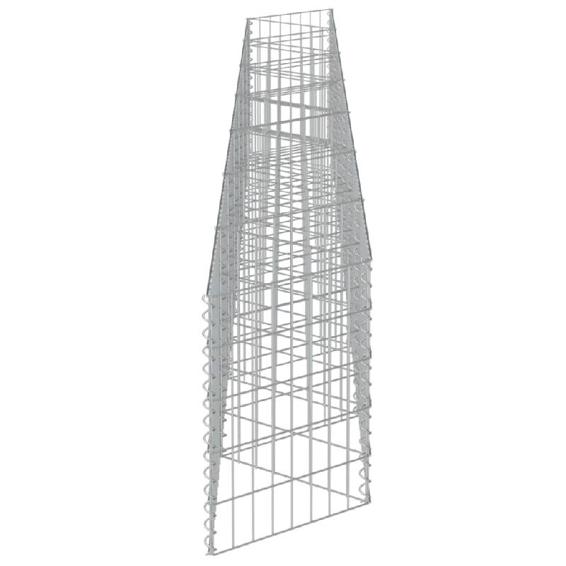 Vidaxl mur de gabion acier galvanisé 450 x 30 x 50 cm 143572_4