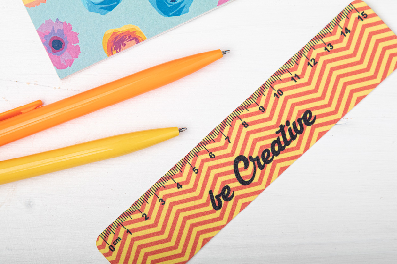 Règle personnalisée en plastique souple - 15 cm - Impression quadri UV LED_4