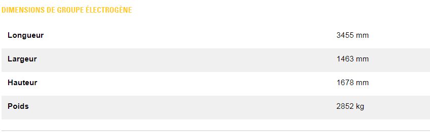 Dg275 gc (triphasé) groupes électrogènes industriel à gaz - caterpillar -  classification gaz naturel 275 kw_4