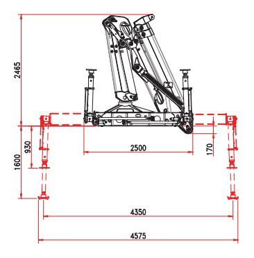 W 130 S3 - Grue auxiliaire Bob Spa - Capacité de levage 130 kNm avec extensions hydrauliques et rotation 425°_4