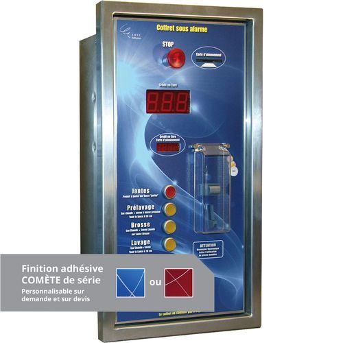 Coffret de piste équipé de programmes de lavage multiples