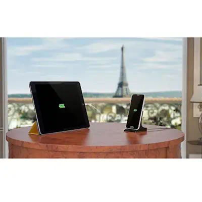 Chargeur mural USB à  2 ports - Haute puissance 17W / 3,4A - Chargeur de voyage international - Blanc_4