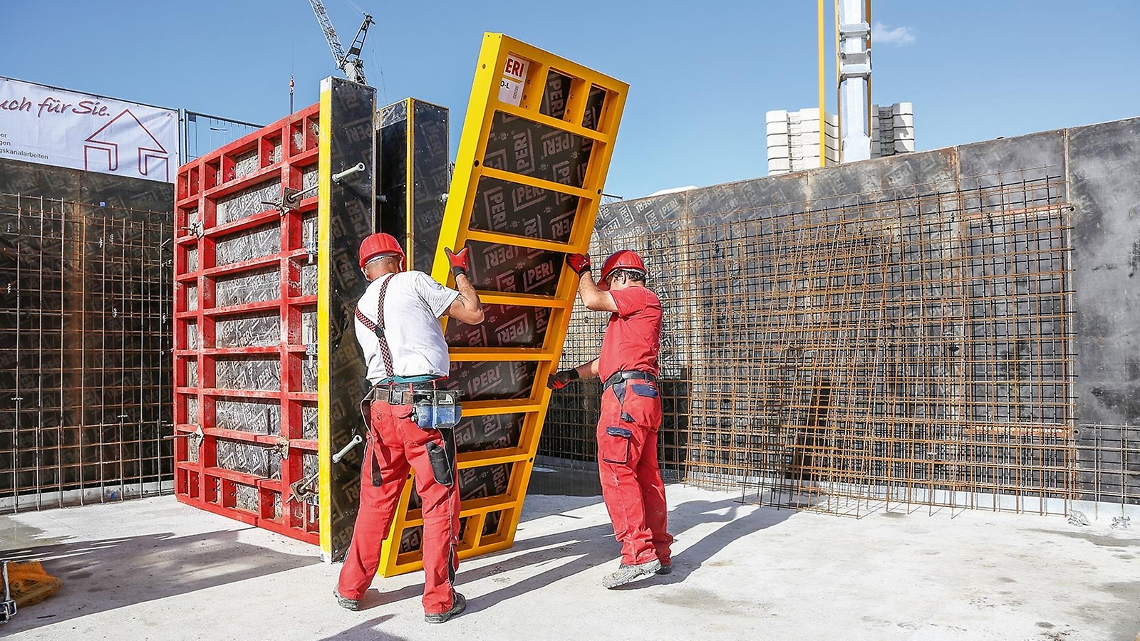 Coffrage de voile rapide TRIO - Technique d'ancrage classique DW - Compatible MAXIMO - PERI SAS_4