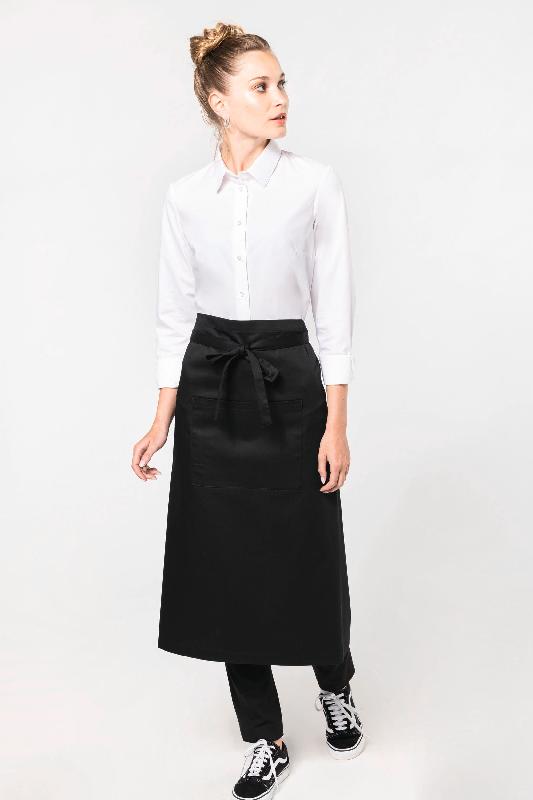 Tablier polycoton extra long Kariban - Réf: K8004 - Grande poche avant - Lavable à 60°C_4