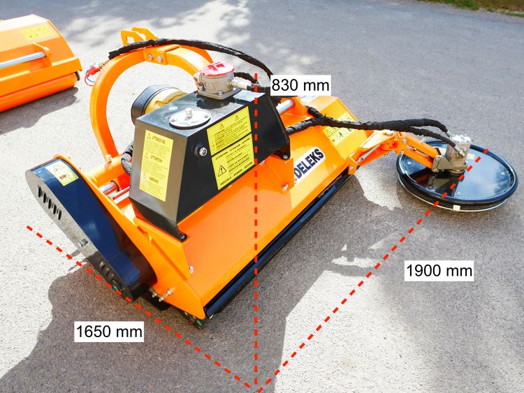 Interfila-150 broyeur forestier - deleks - largeur de travail 1000 mm_4