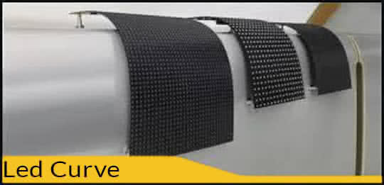 Écran LED flexible pour formes ondulées et rayons