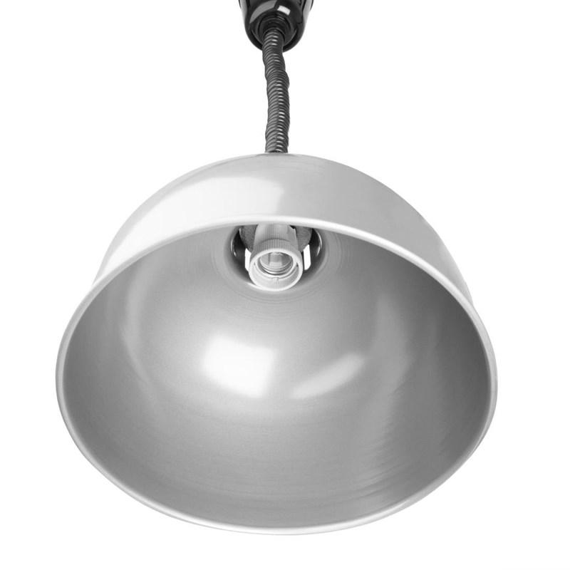 Lampe chauffante dôme rétractable finition métal brossé | Buffalo_4