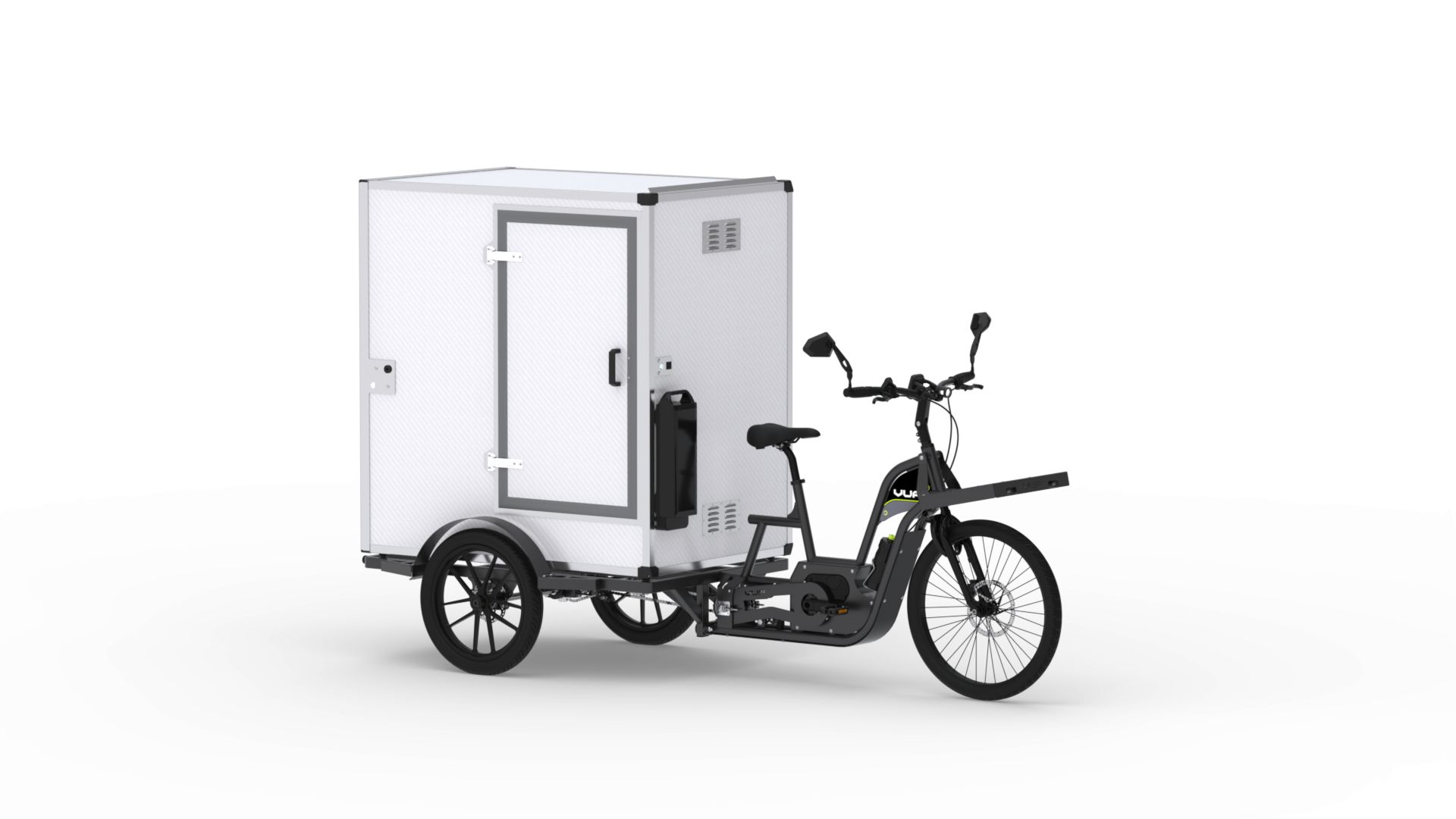 Vélo cargo triporteur VUF avec module Cleaner - 150 kg - Transport de déchets verts, palettes et matériel d'entretien_4