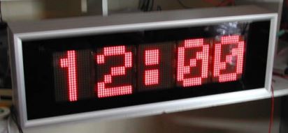 Afficheur lumineux LED pour afficher heure, date, température(s), chronomètre - MHD - MHDC - MHDT et MHD2T_4