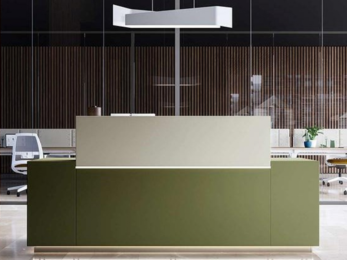 Banque d'accueil rétro-éclairée et design - Z1 - Modularité, options LED et finitions variées_4