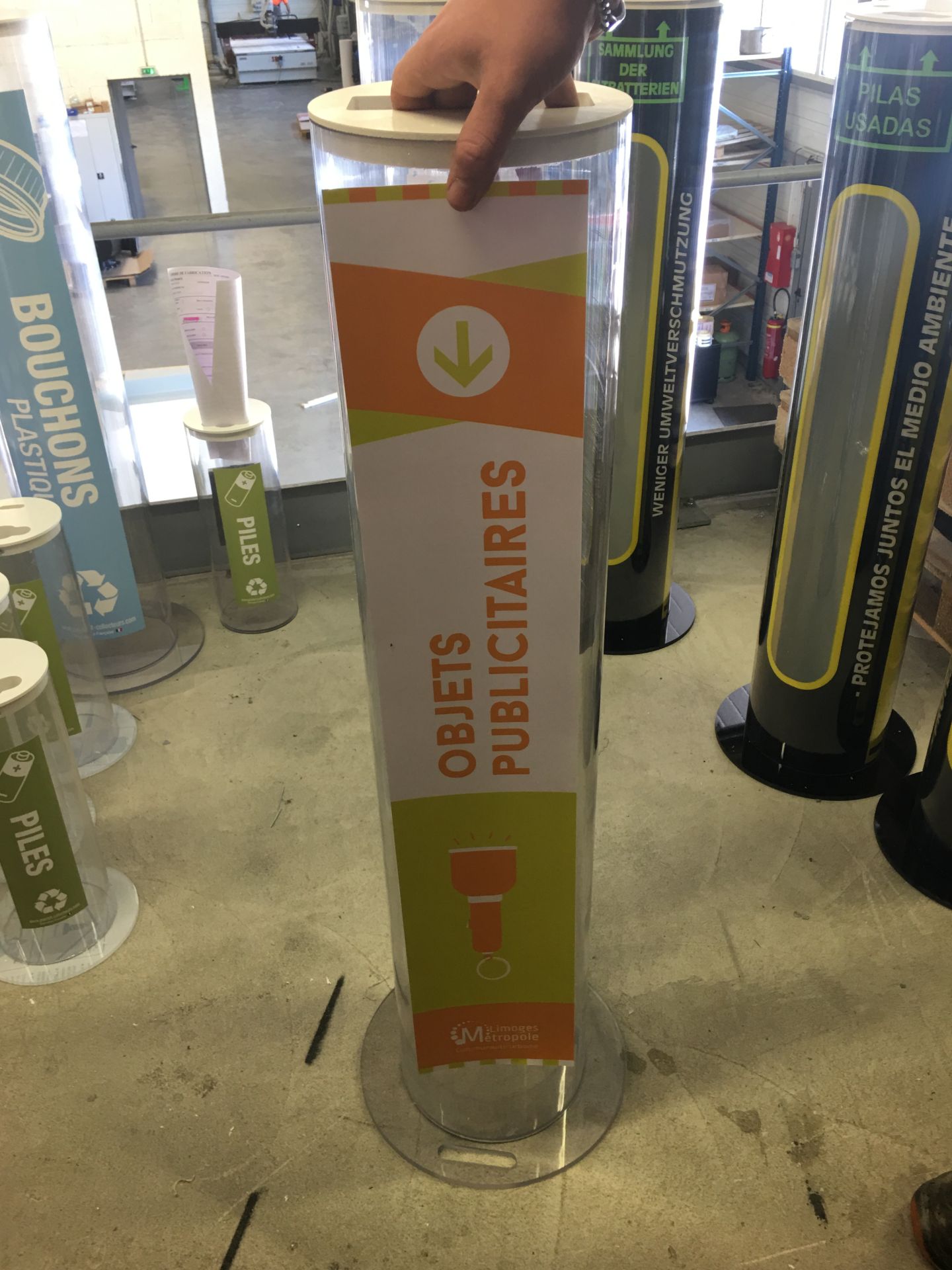 Collecteur pour produits recyclables personnalisables - HARLOR - modèles de 3L à 30L - Livraison en France et à l'étranger_4