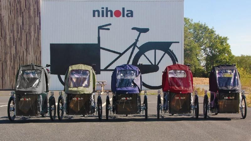 Triporteur Nihola Cargo Family (musculaire) - Confort et Sécurité pour Toute la Famille_4